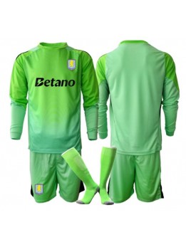 Aston Villa Golmanski Dječji Gostujuci Dres kompleti 2025-26 Dugim Rukavima (+ kratke hlače)